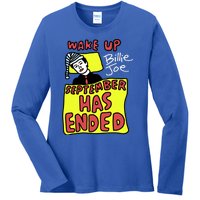 Zoebreadtok Wake Up Billie Joe September Has Ended Ladies Long Sleeve Shirt