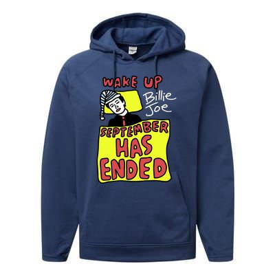 Zoebreadtok Wake Up Billie Joe September Has Ended Performance Fleece Hoodie