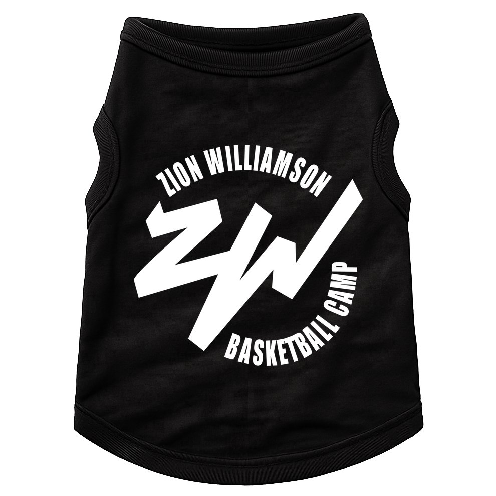 Zion Williamson Wearing Zion Williamson Basketball Camp Doggie Tank