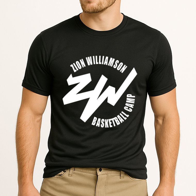 Zion Williamson Wearing Zion Williamson Basketball Camp Cooling Performance Crew T-Shirt