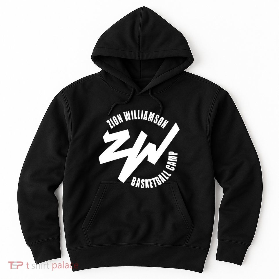 Zion Williamson Wearing Zion Williamson Basketball Camp Hoodie