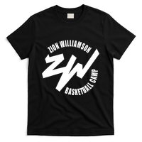 Zion Williamson Wearing Zion Williamson Basketball Camp T-Shirt