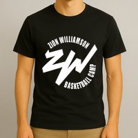 Zion Williamson Wearing Zion Williamson Basketball Camp T-Shirt