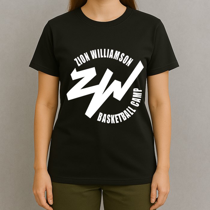 Zion Williamson Wearing Zion Williamson Basketball Camp T-Shirt