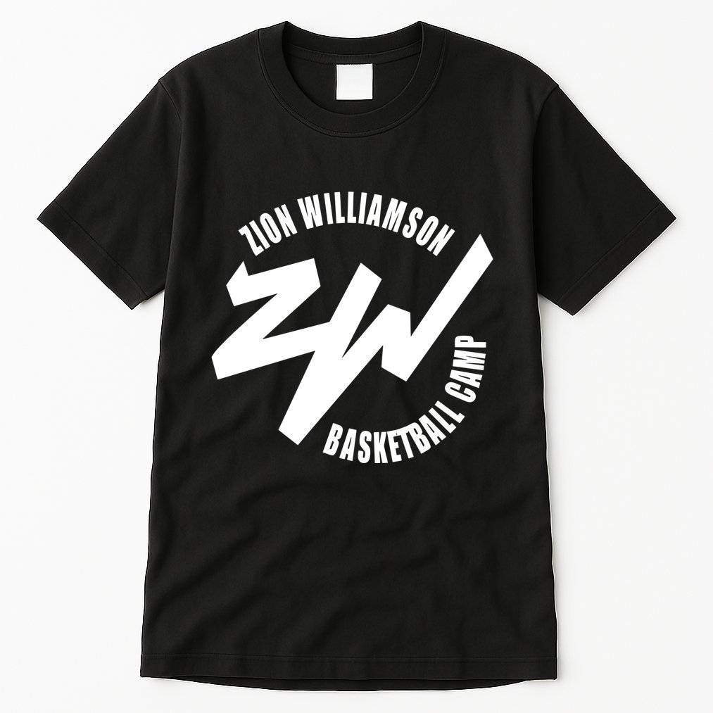 Zion Williamson Wearing Zion Williamson Basketball Camp Tall T-Shirt