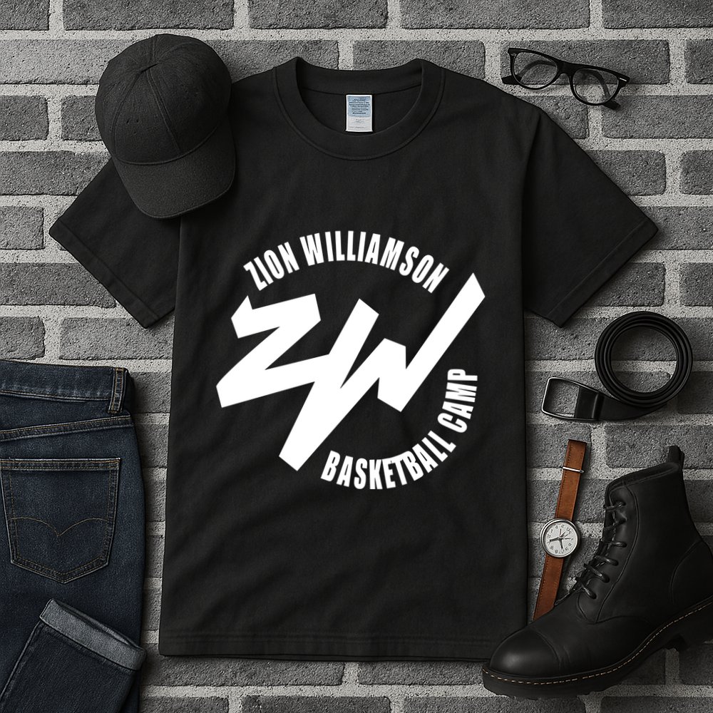 Zion Williamson Wearing Zion Williamson Basketball Camp Tall T-Shirt