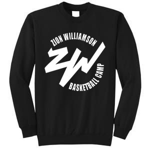 Zion Williamson Wearing Zion Williamson Basketball Camp Tall Sweatshirt