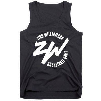 Zion Williamson Wearing Zion Williamson Basketball Camp Tank Top