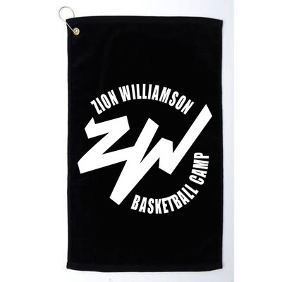 Zion Williamson Wearing Zion Williamson Basketball Camp Golf Towel