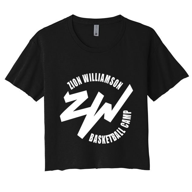 Zion Williamson Wearing Zion Williamson Basketball Camp Crop Top