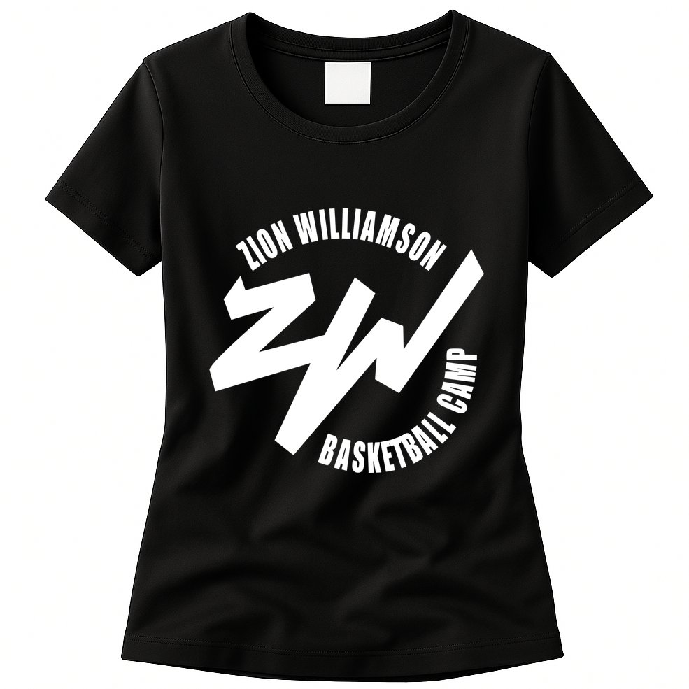 Zion Williamson Wearing Zion Williamson Basketball Camp Womens T-Shirt
