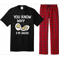 Zany You Know Why IM Here Deviled Eggs Funny Thanksgiving Pajama Set