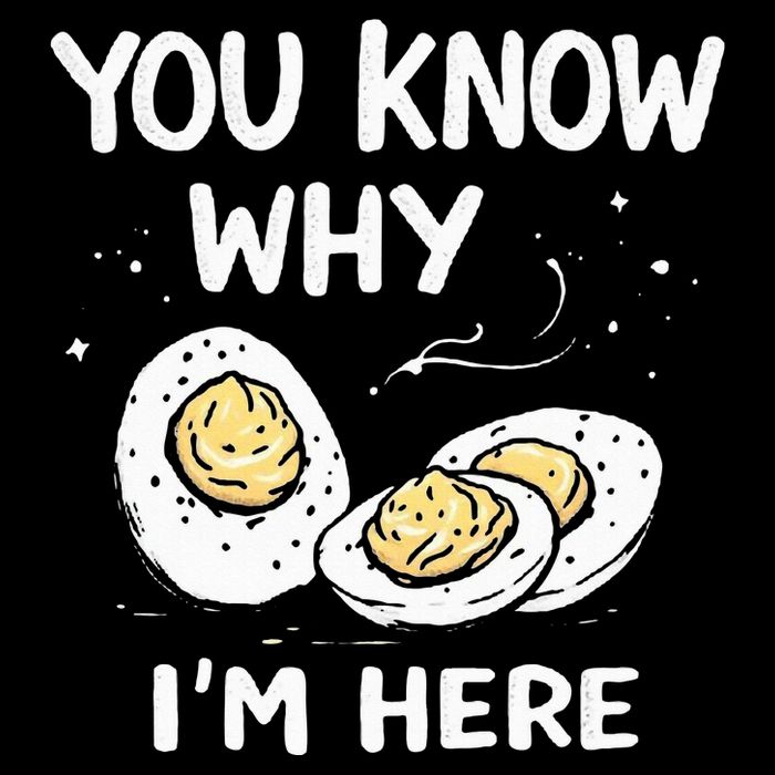 Zany You Know Why IM Here Deviled Eggs Funny Thanksgiving 16 in Basic Backpack