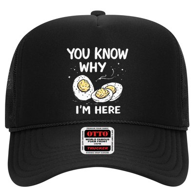 Zany You Know Why IM Here Deviled Eggs Funny Thanksgiving Trucker Hat