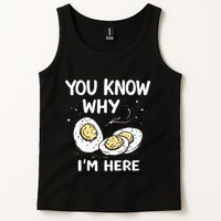 Zany You Know Why IM Here Deviled Eggs Funny Thanksgiving Tank Top