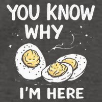 Zany You Know Why IM Here Deviled Eggs Funny Thanksgiving Vector Backpack