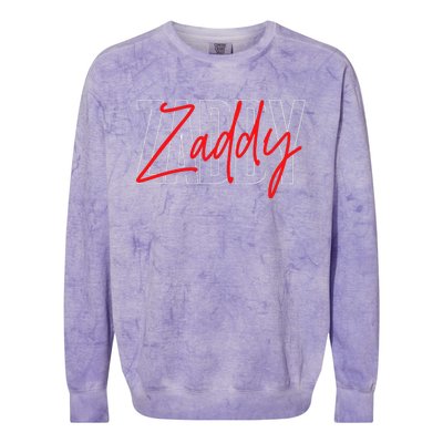 Zaddy Colorblast Crewneck Sweatshirt