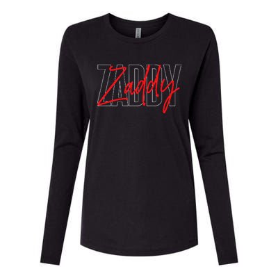 Zaddy Womens Cotton Relaxed Long Sleeve T-Shirt