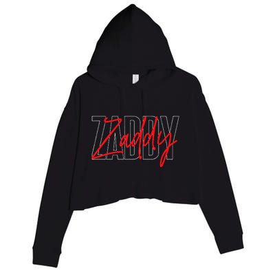 Zaddy Crop Fleece Hoodie