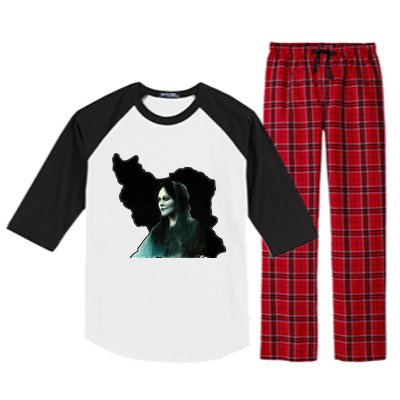 Zan Zendegi Azadi, With The Map, Mahsa (Zhina) Raglan Sleeve Pajama Set