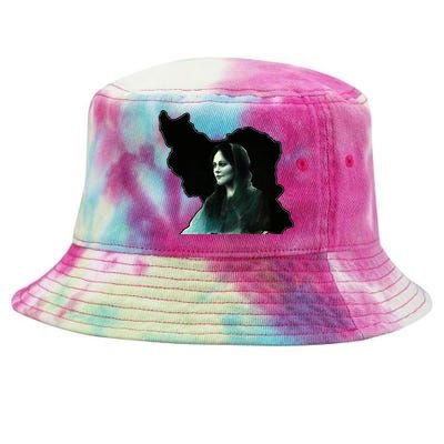 Zan Zendegi Azadi, With The Map, Mahsa (Zhina) Tie-Dyed Bucket Hat