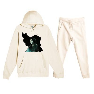 Zan Zendegi Azadi, With The Map, Mahsa (Zhina) Premium Hooded Sweatsuit Set