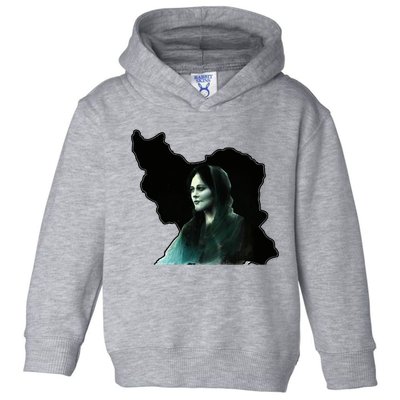 Zan Zendegi Azadi, With The Map, Mahsa (Zhina) Toddler Hoodie