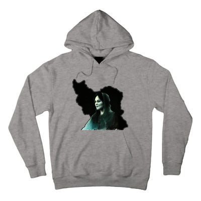 Zan Zendegi Azadi, With The Map, Mahsa (Zhina) Tall Hoodie