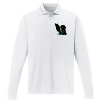 Zan Zendegi Azadi, With The Map, Mahsa (Zhina) Performance Long Sleeve Polo