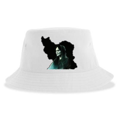 Zan Zendegi Azadi, With The Map, Mahsa (Zhina) Sustainable Bucket Hat