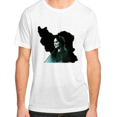 Zan Zendegi Azadi, With The Map, Mahsa (Zhina) Adult ChromaSoft Performance T-Shirt