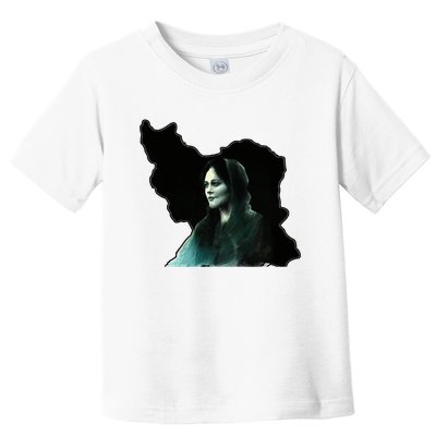 Zan Zendegi Azadi, With The Map, Mahsa (Zhina) Toddler T-Shirt