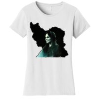 Zan Zendegi Azadi, With The Map, Mahsa (Zhina) Women's T-Shirt