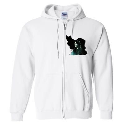 Zan Zendegi Azadi, With The Map, Mahsa (Zhina) Full Zip Hoodie