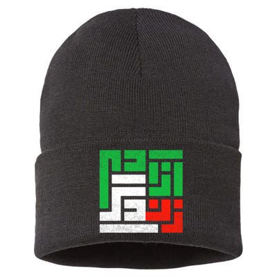 Zan Zendegi Azadi  Life Freedom Iran Sustainable Knit Beanie