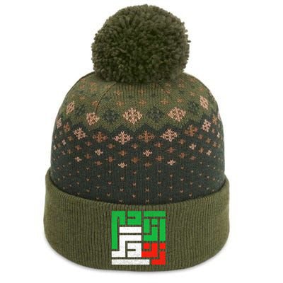 Zan Zendegi Azadi  Life Freedom Iran The Baniff Cuffed Pom Beanie