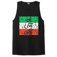 Zan Zendegi Azadi Flag Iran Vintage PosiCharge Competitor Tank