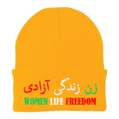 Zan Zendegi Azadi Persian Woman Life Freedom Knit Cap Winter Beanie