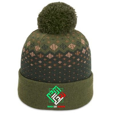 Zan Zendegi Azadi Persian Woman Life Freedom The Baniff Cuffed Pom Beanie