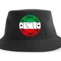 Zan Zendegi Azadi | Iran Flag Love Freedom Heart | Free Iran Sustainable Bucket Hat