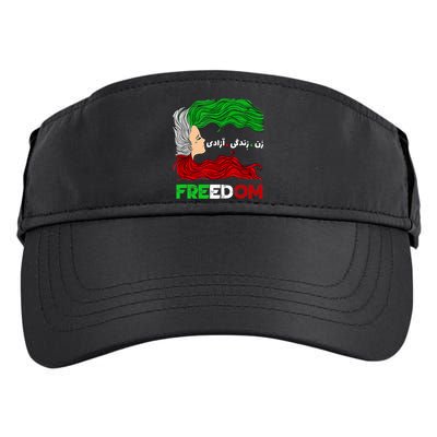 Zan Zendegi Azadi Iran Persian Woman Life Hair Freedom White Adult Drive Performance Visor