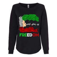 Zan Zendegi Azadi Iran Persian Woman Life Hair Freedom White Womens California Wash Sweatshirt