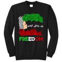 Zan Zendegi Azadi Iran Persian Woman Life Hair Freedom White Tall Sweatshirt