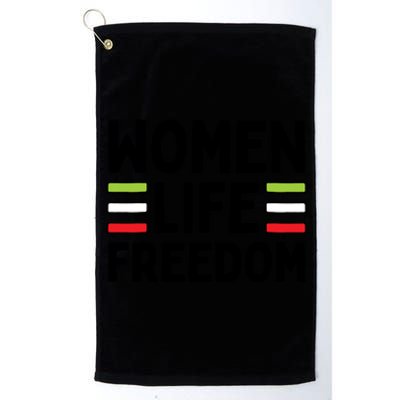 Zan Zindgi Azadi Women Life Freedom Gift Design Platinum Collection Golf Towel