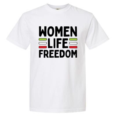 Zan Zindgi Azadi Women Life Freedom Gift Design Garment-Dyed Heavyweight T-Shirt