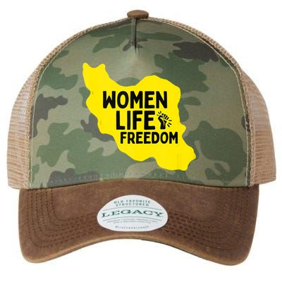 Zan Zindgi Azadi Women Life Freedom Legacy Tie Dye Trucker Hat