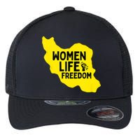 Zan Zindgi Azadi Women Life Freedom Flexfit Unipanel Trucker Cap