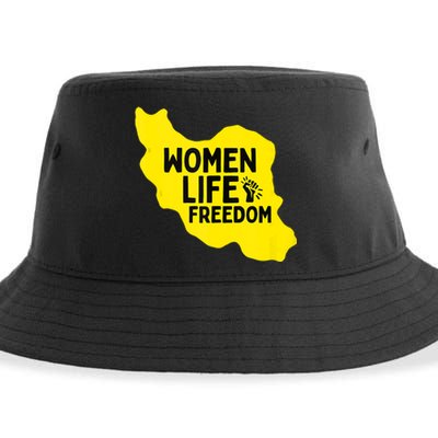 Zan Zindgi Azadi Women Life Freedom Sustainable Bucket Hat