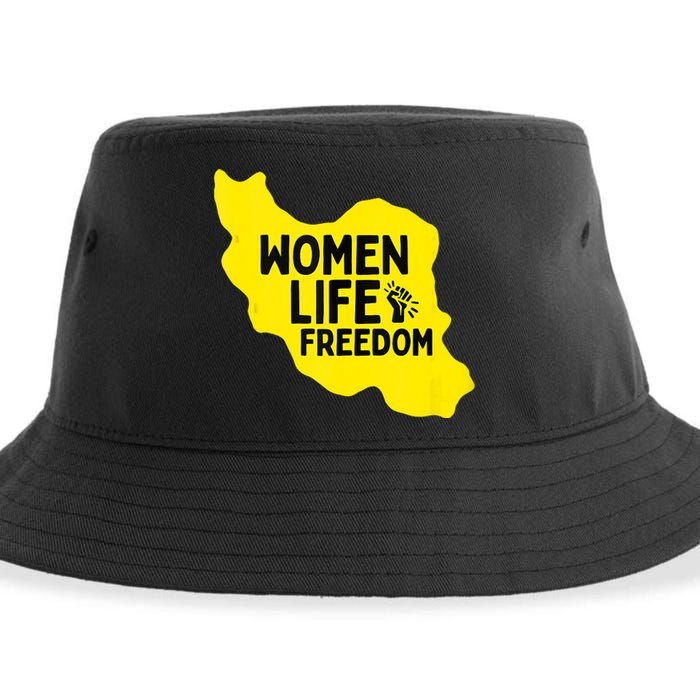 Zan Zindgi Azadi Women Life Freedom Sustainable Bucket Hat