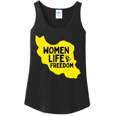 Zan Zindgi Azadi Women Life Freedom Ladies Essential Tank